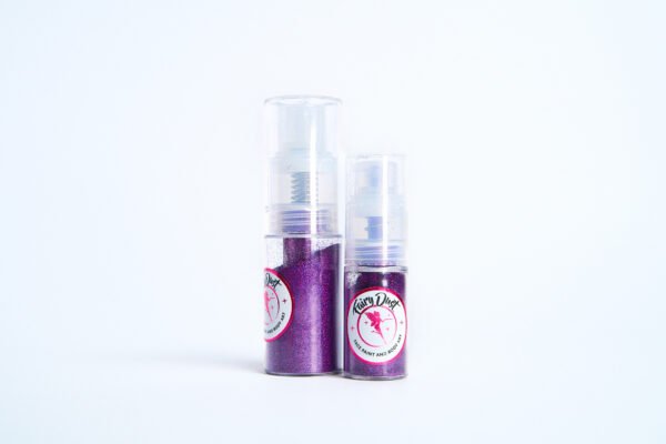Polvo glitter morado