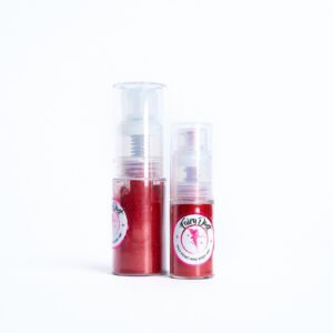 Polvo glitter rojo