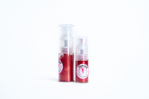 Polvo glitter rojo