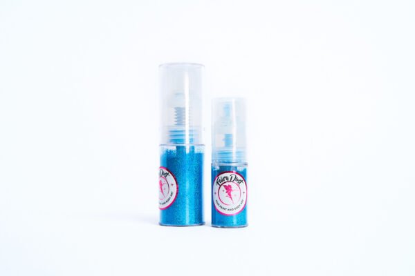 Polvo glitter celeste