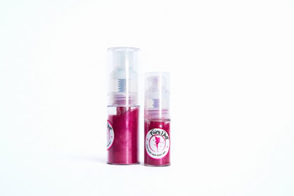 Polvo glitter rosado