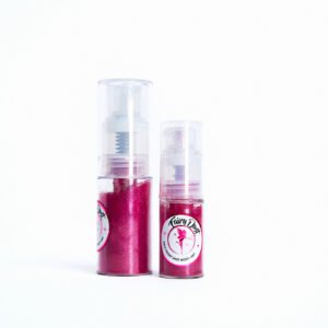 Polvo glitter rosado Mediano