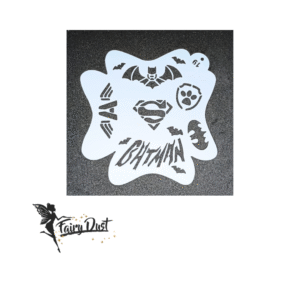 Stencil 13x13 cm Super heroes (17)