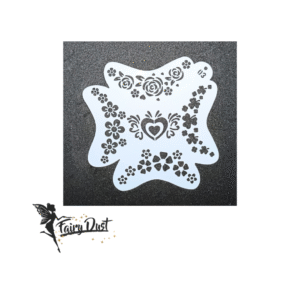 Stencil 13x13 cm Flores (10)