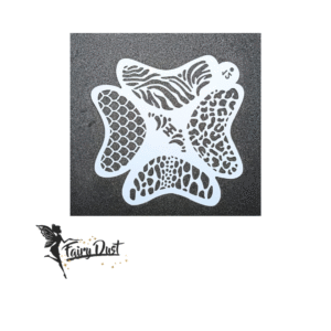 Stencil 13x13 cm Animales Salvajes (4)