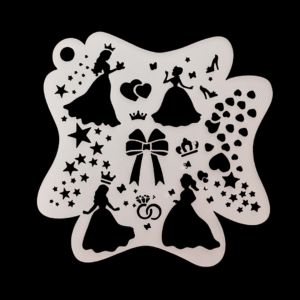 Stencil 13x13 cm Princesas (23)
