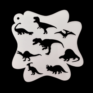 Stencil 13x13 cm Dinosaurios(27)